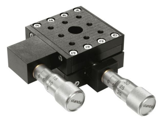 7T273-10T - Low Profile two-Axis Aluminium Translation Stage of Side Control